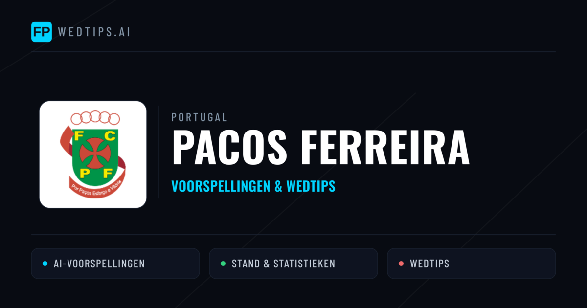 Pacos Ferreira voorspellingen & statistieken
