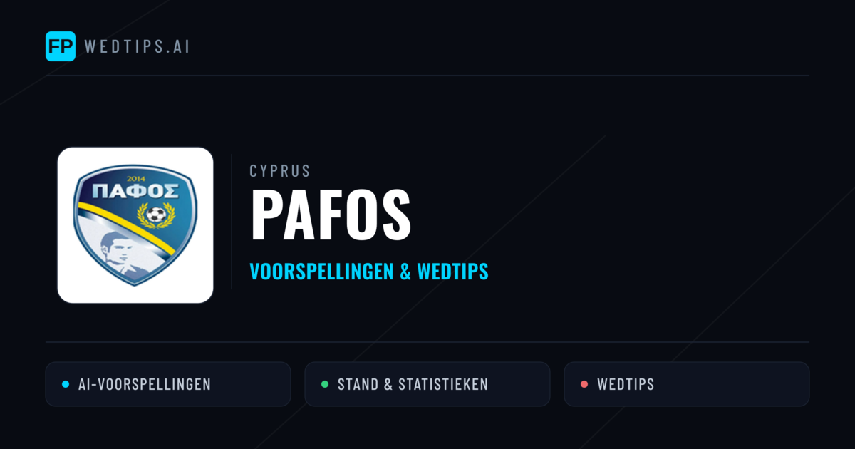 Pafos voorspellingen & statistieken