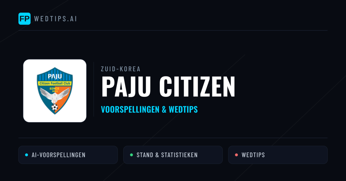 Paju Citizen voorspellingen & statistieken