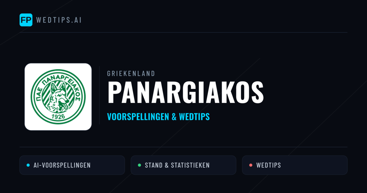 Panargiakos voorspellingen & statistieken
