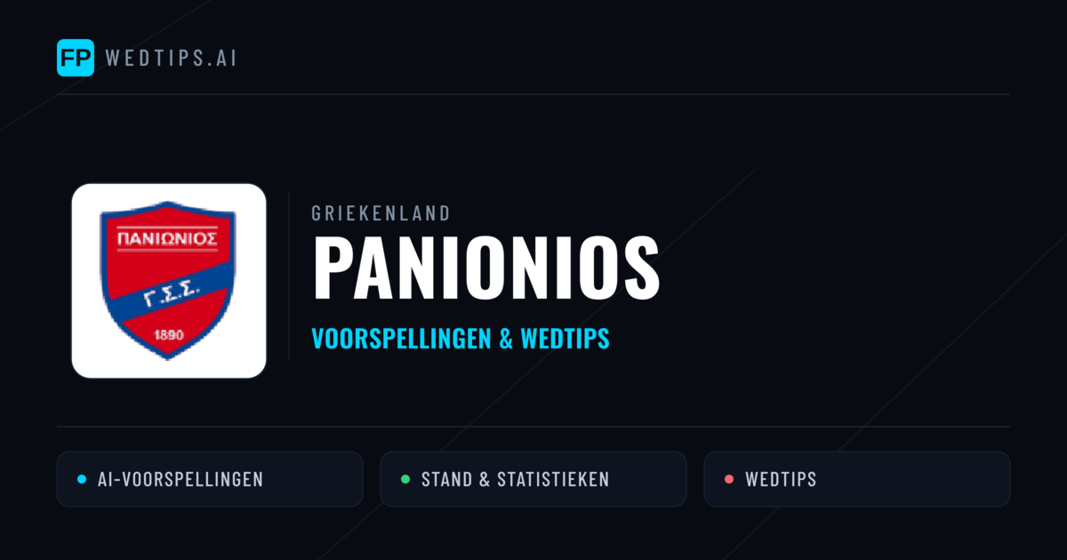 Panionios voorspellingen & statistieken