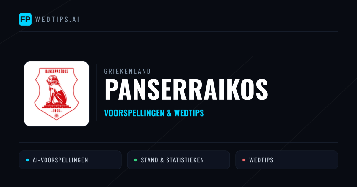 Panserraikos voorspellingen & statistieken