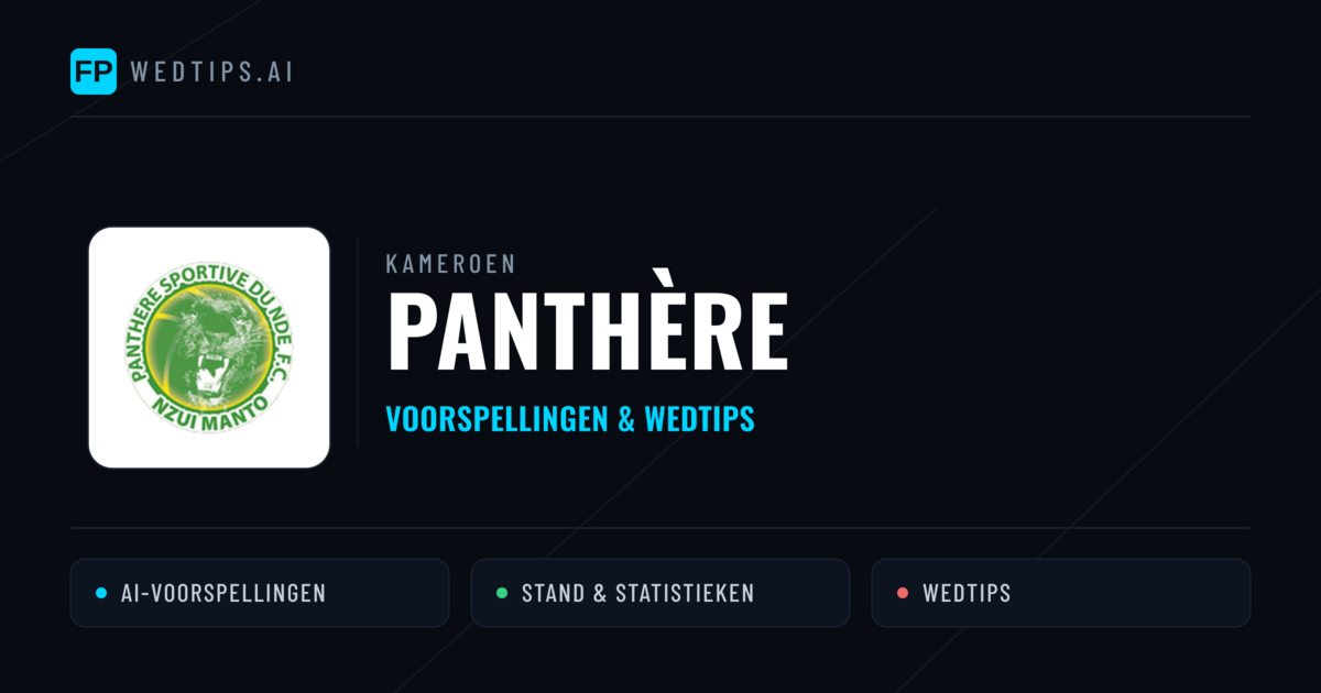 Panthère voorspellingen & statistieken