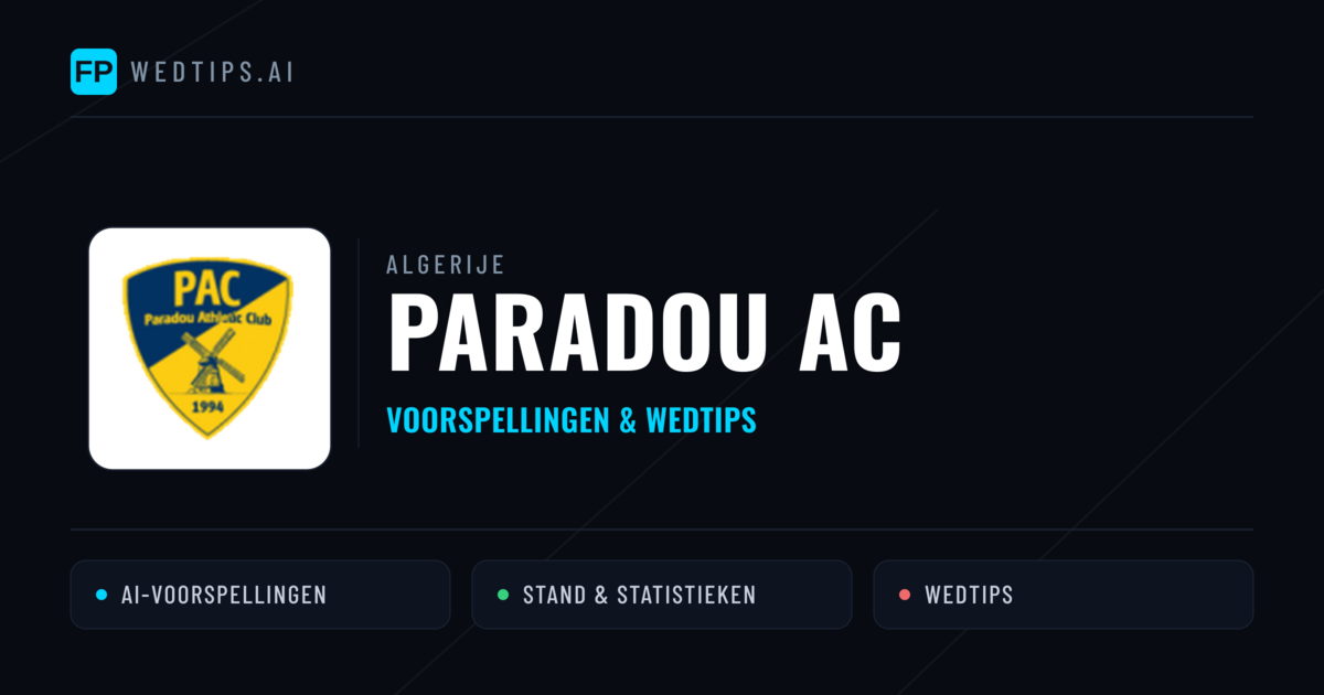 Paradou AC voorspellingen & statistieken