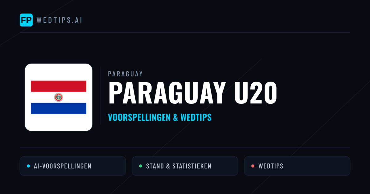Paraguay U20 voorspellingen & statistieken