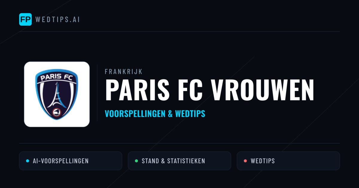 Paris FC Vrouwen voorspellingen & statistieken