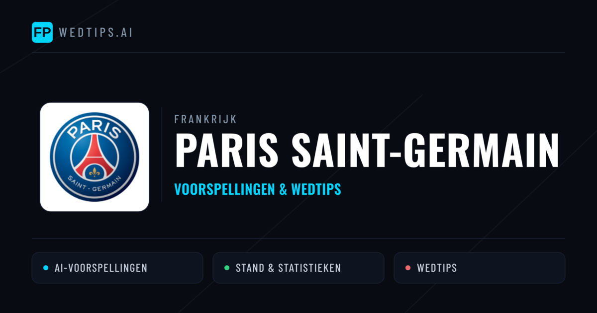 Paris Saint-Germain voorspellingen & statistieken