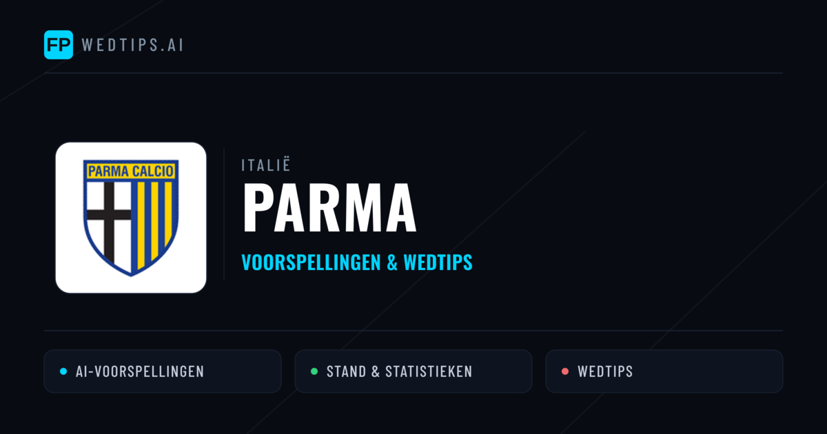 Parma voorspellingen & statistieken