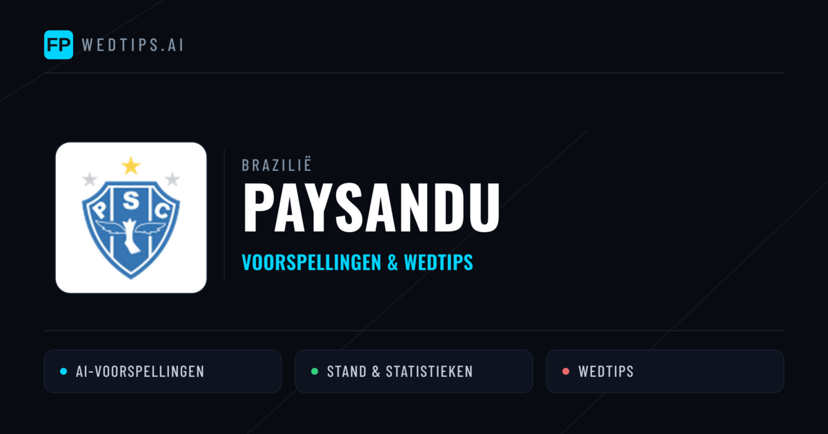 Paysandu voorspellingen & statistieken
