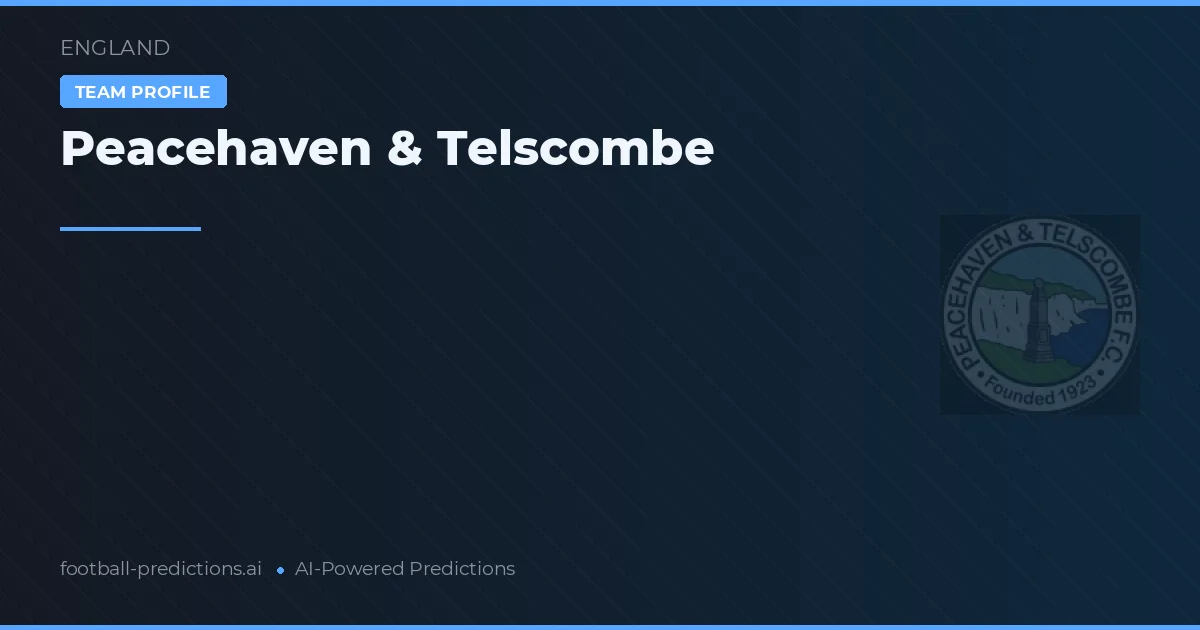 Peacehaven & Telscombe voorspellingen & statistieken