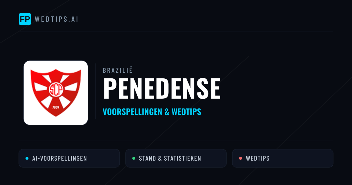 Penedense voorspellingen & statistieken