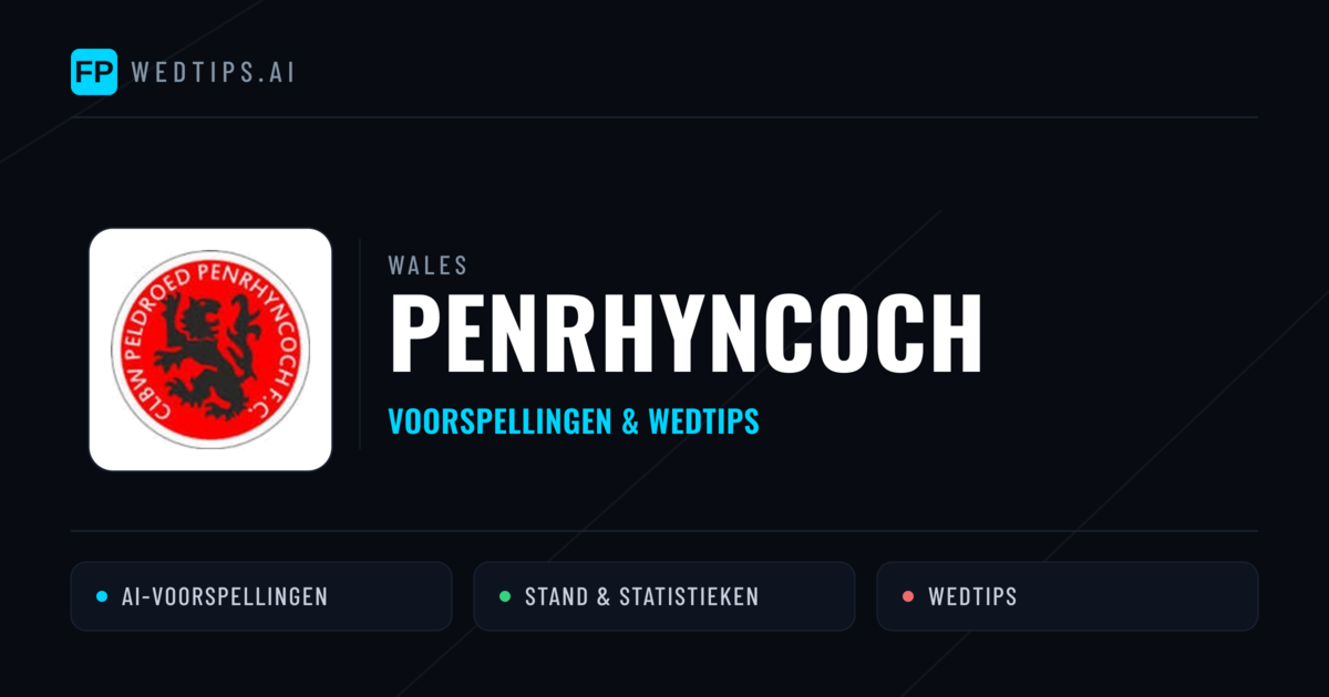 Penrhyncoch voorspellingen & statistieken