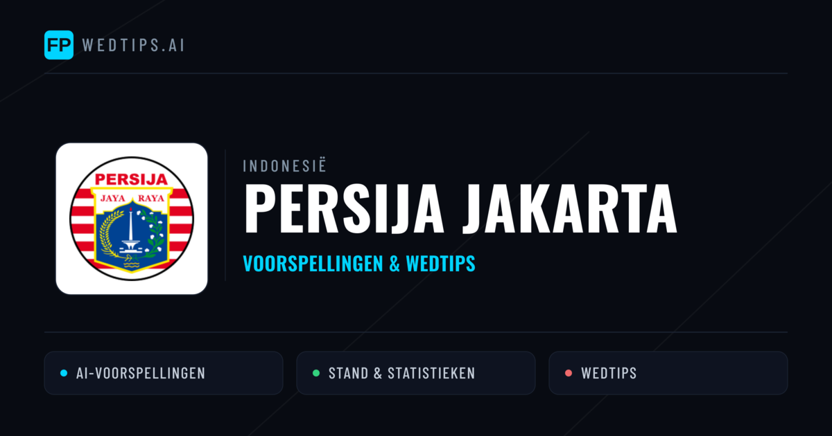 Persija Jakarta voorspellingen & statistieken