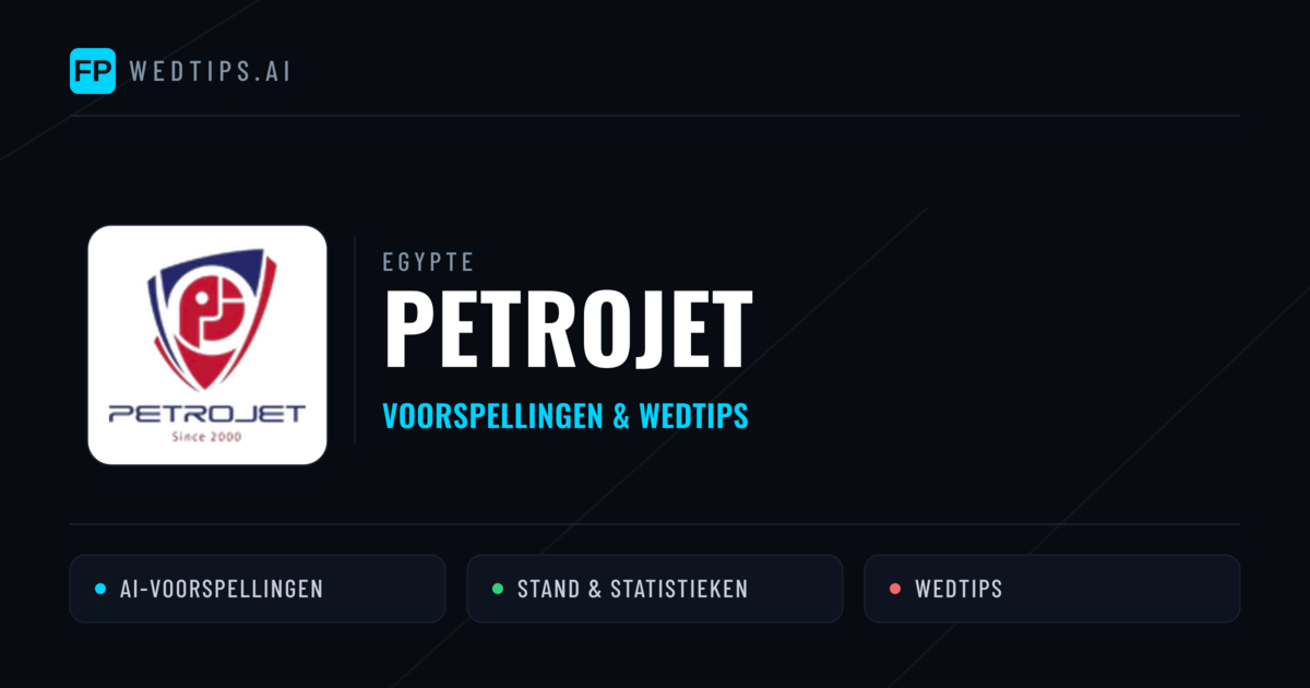 Petrojet voorspellingen & statistieken