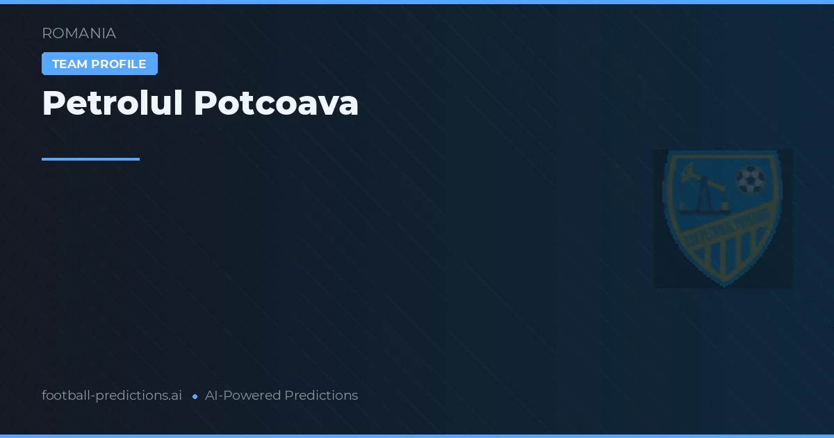 Petrolul Potcoava voorspellingen & statistieken