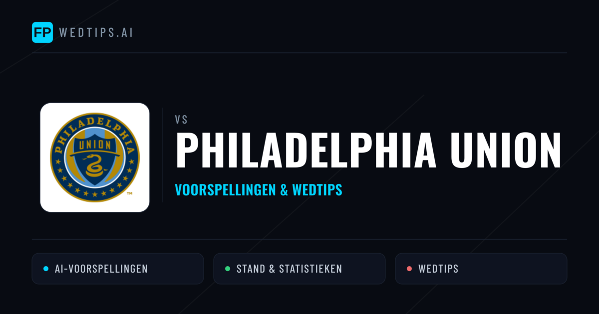 Philadelphia Union voorspellingen & statistieken