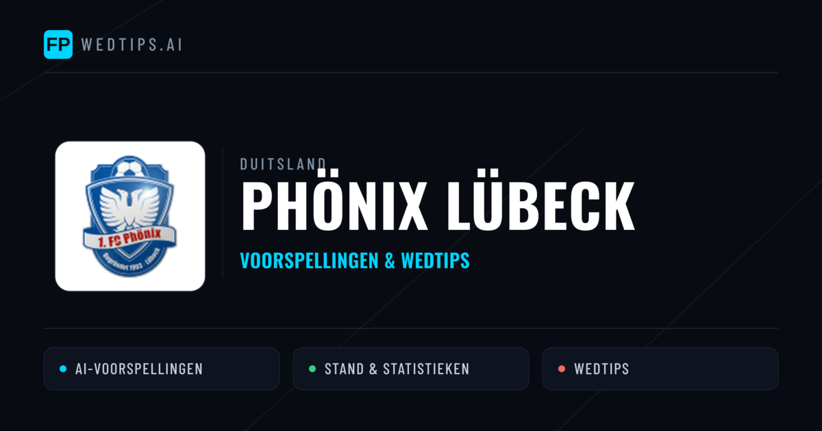 Phönix Lübeck voorspellingen & statistieken