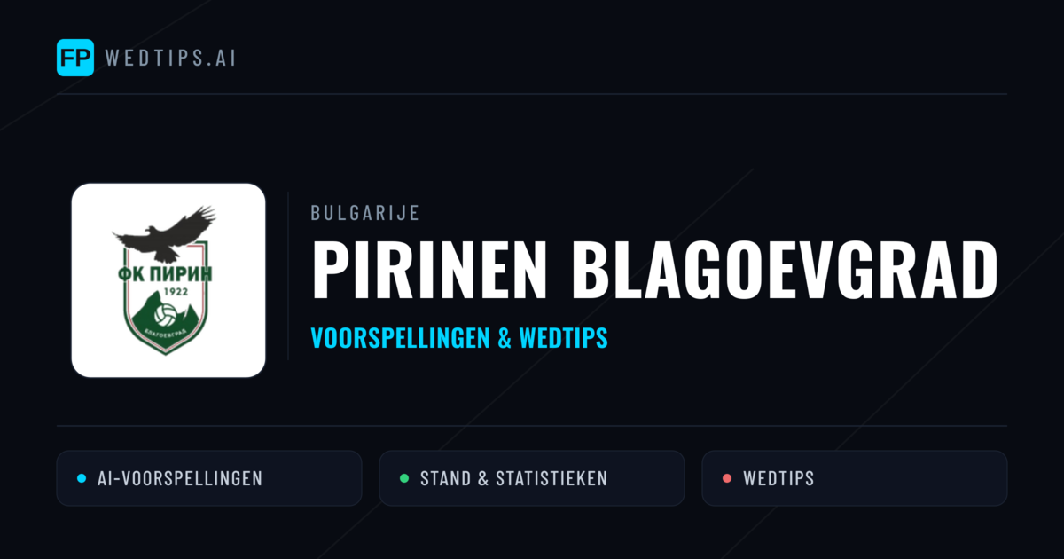 Pirinen Blagoevgrad voorspellingen & statistieken