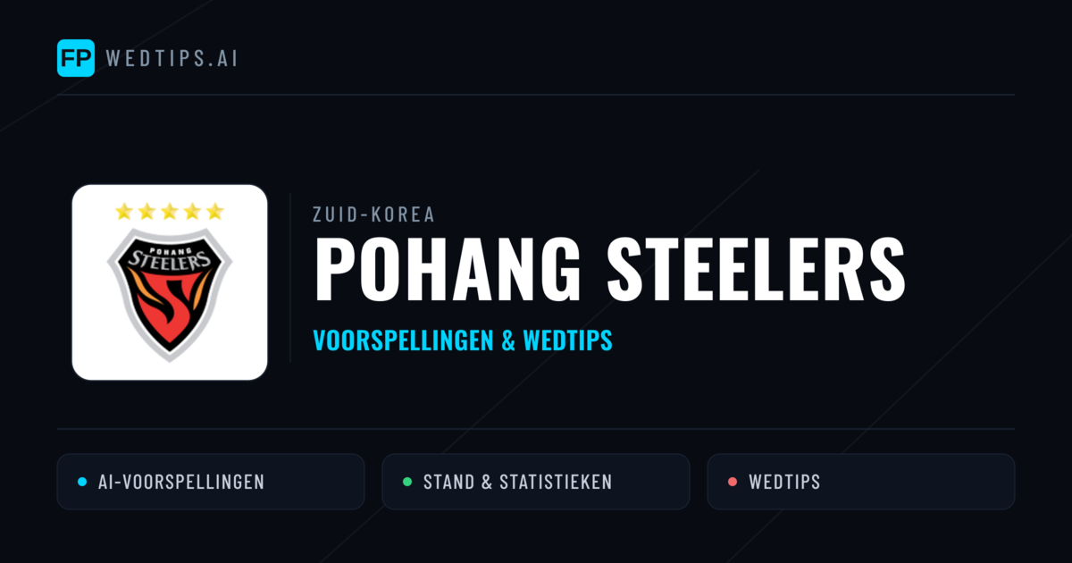 Pohang Steelers voorspellingen & statistieken
