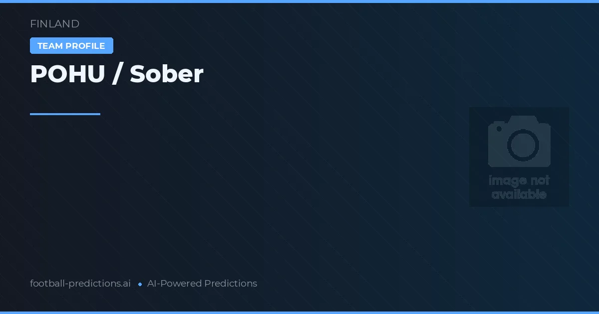 POHU / Sober voorspellingen & statistieken