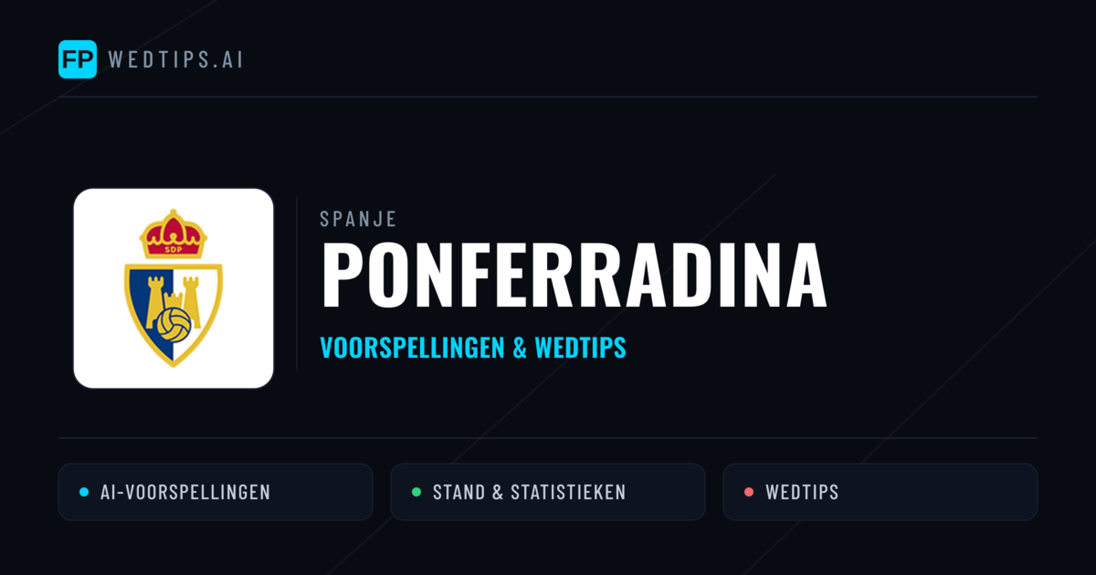 Ponferradina voorspellingen & statistieken