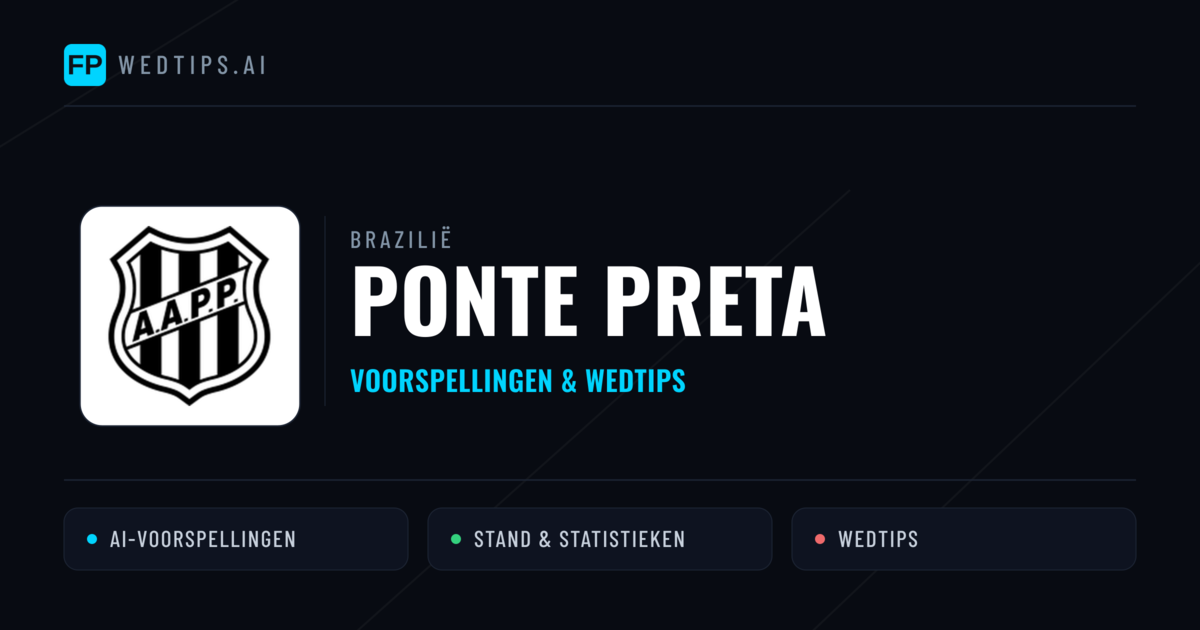 Ponte Preta voorspellingen & statistieken