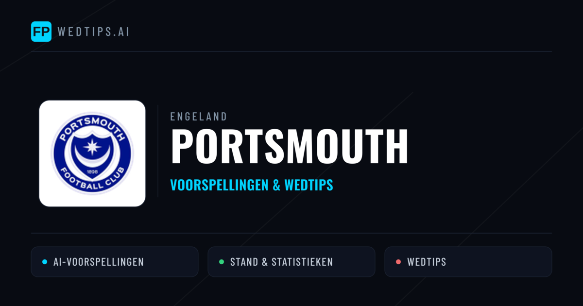 Portsmouth voorspellingen & statistieken