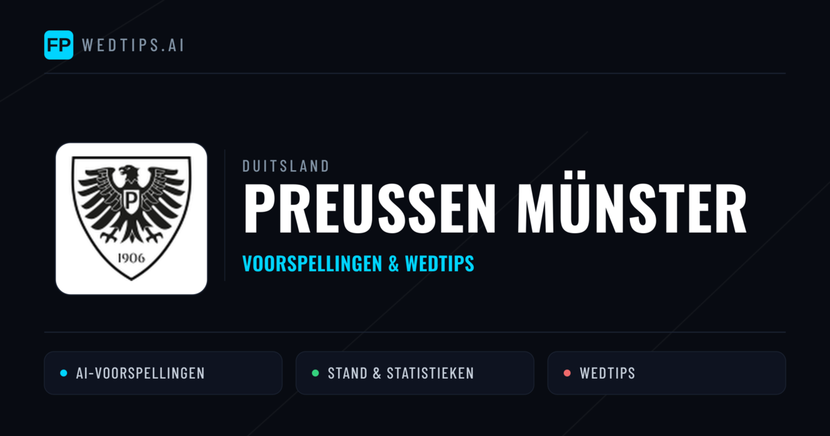 Preußen Münster voorspellingen & statistieken
