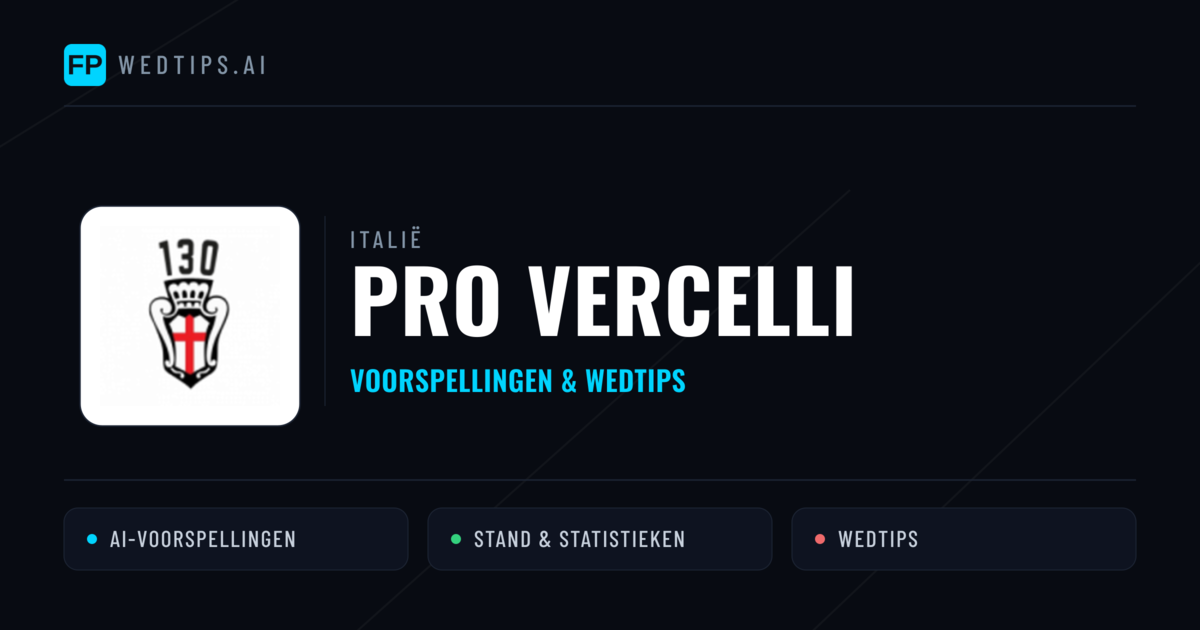 PRO Vercelli voorspellingen & statistieken