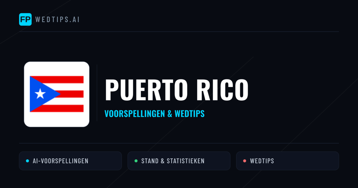 Puerto Rico voorspellingen & statistieken