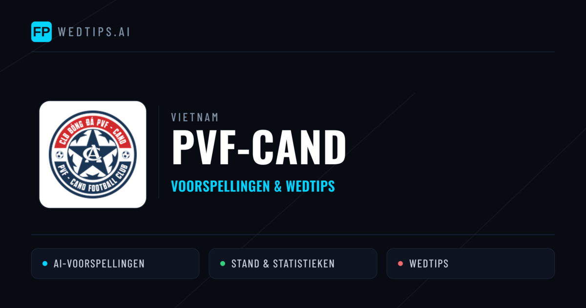 PVF-CAND voorspellingen & statistieken