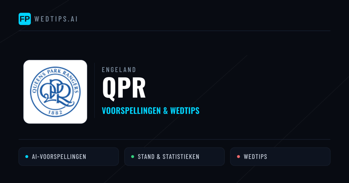 QPR voorspellingen & statistieken