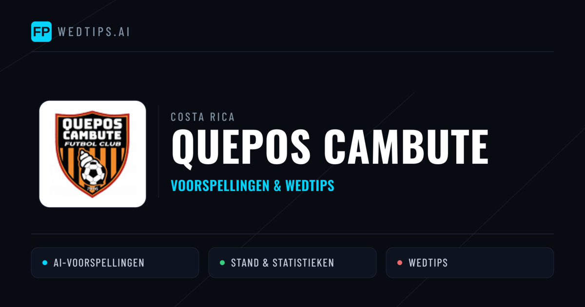 Quepos Cambute voorspellingen & statistieken