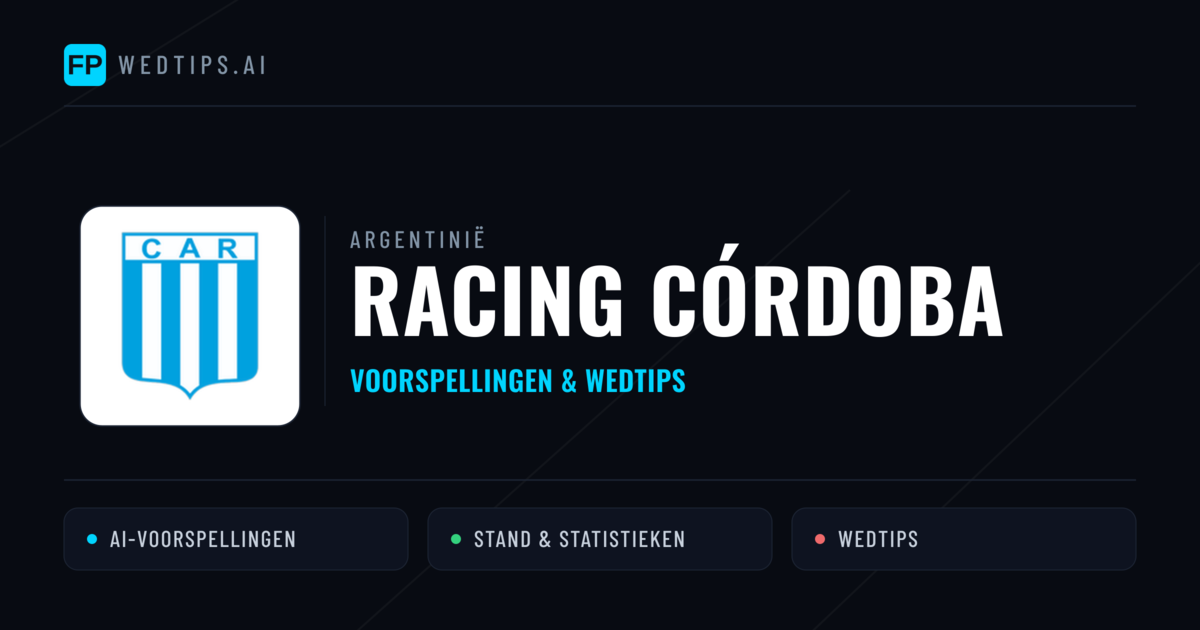 Racing Córdoba voorspellingen & statistieken
