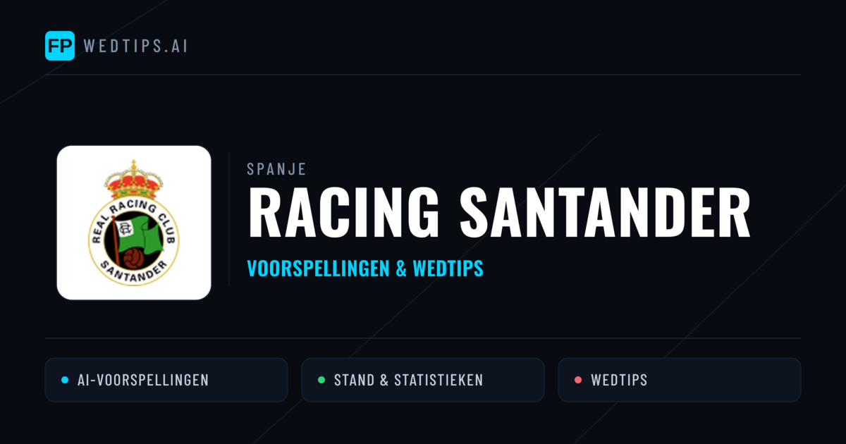 Racing Santander voorspellingen & statistieken