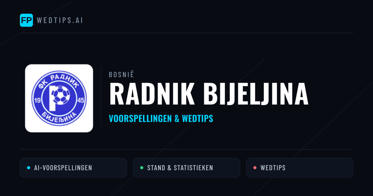 Radnik Bijeljina voorspellingen & statistieken