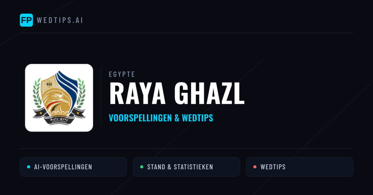 Raya Ghazl voorspellingen & statistieken