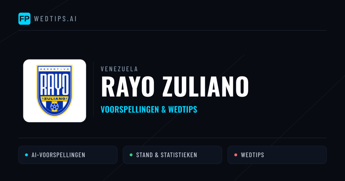 Rayo Zuliano voorspellingen & statistieken
