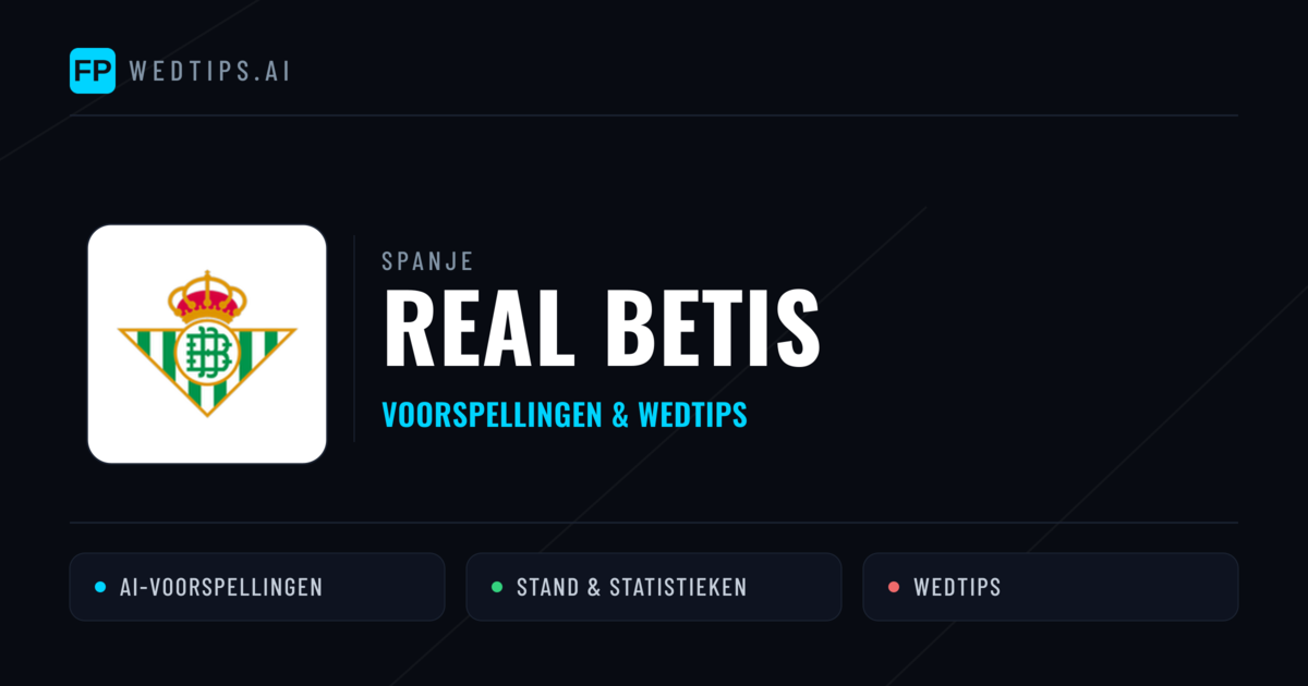 Real Betis voorspellingen & statistieken