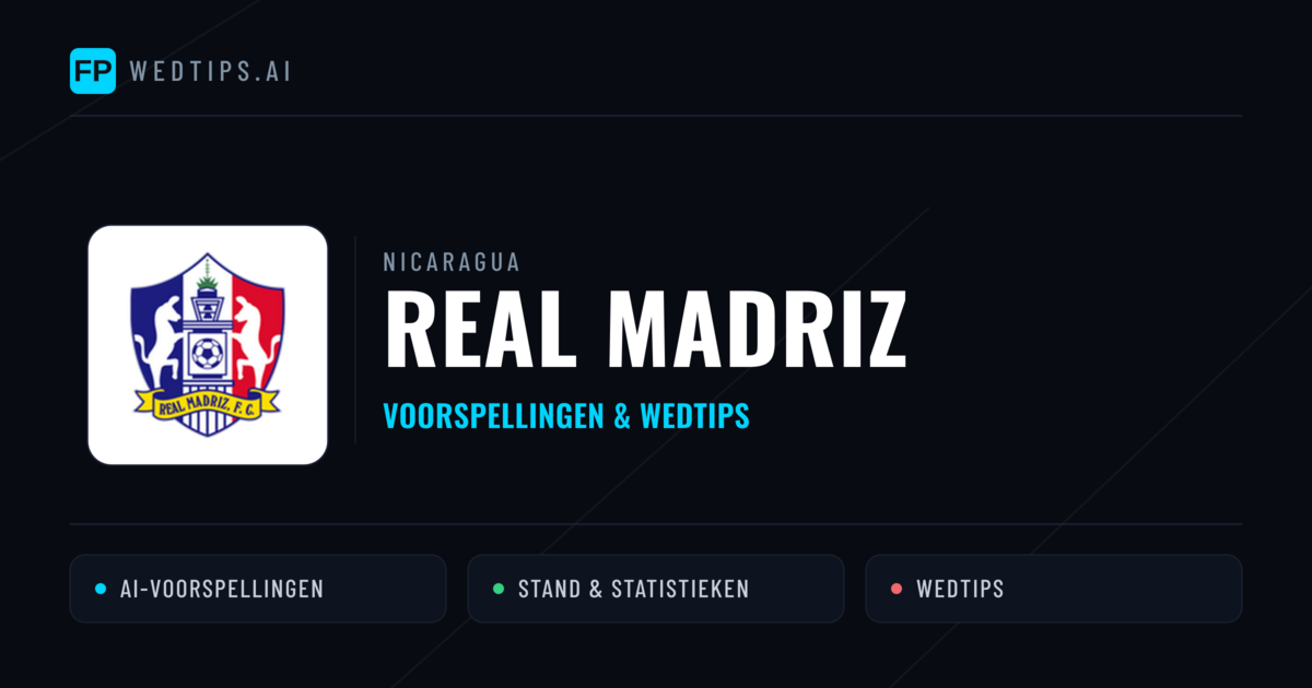 Real Madriz voorspellingen & statistieken
