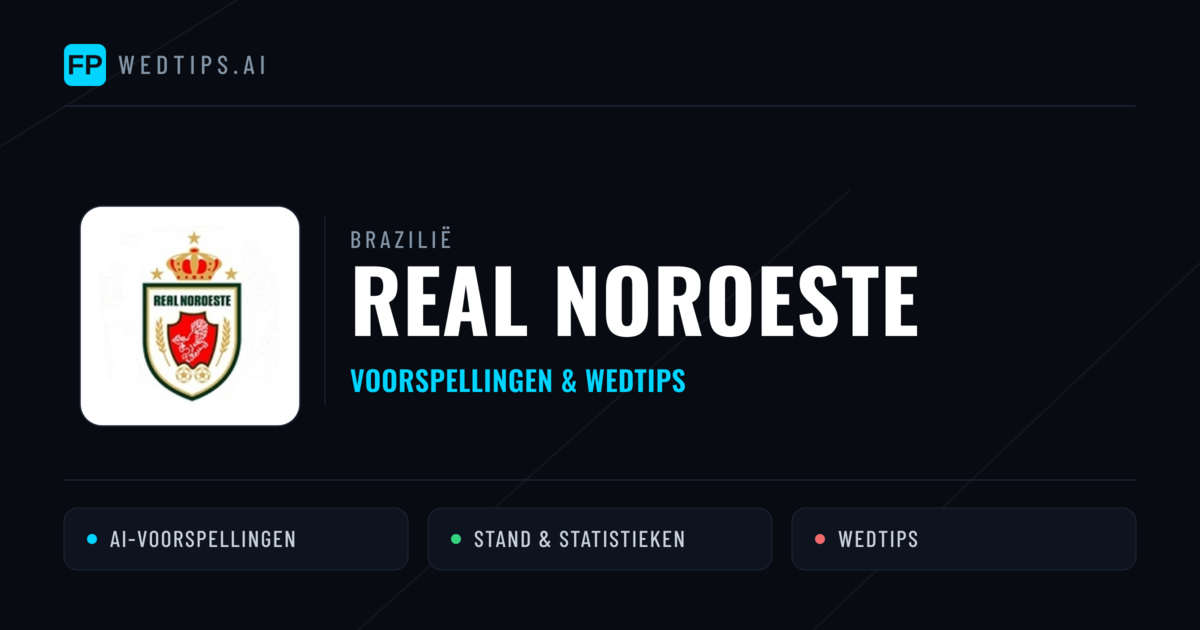 Real Noroeste voorspellingen & statistieken