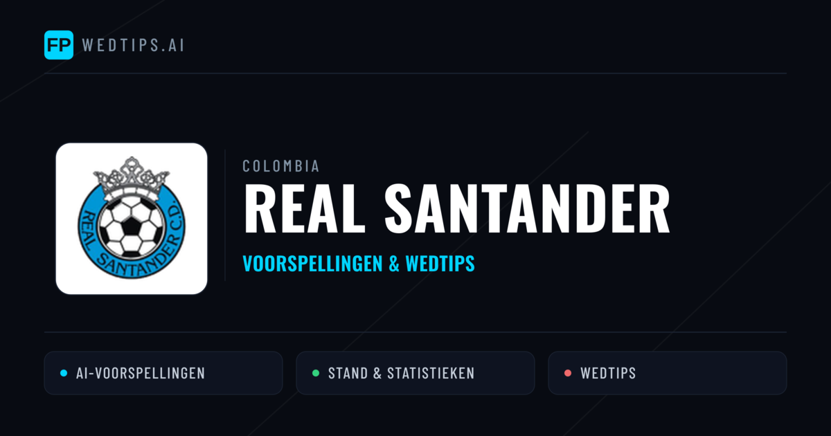 Real Santander voorspellingen & statistieken