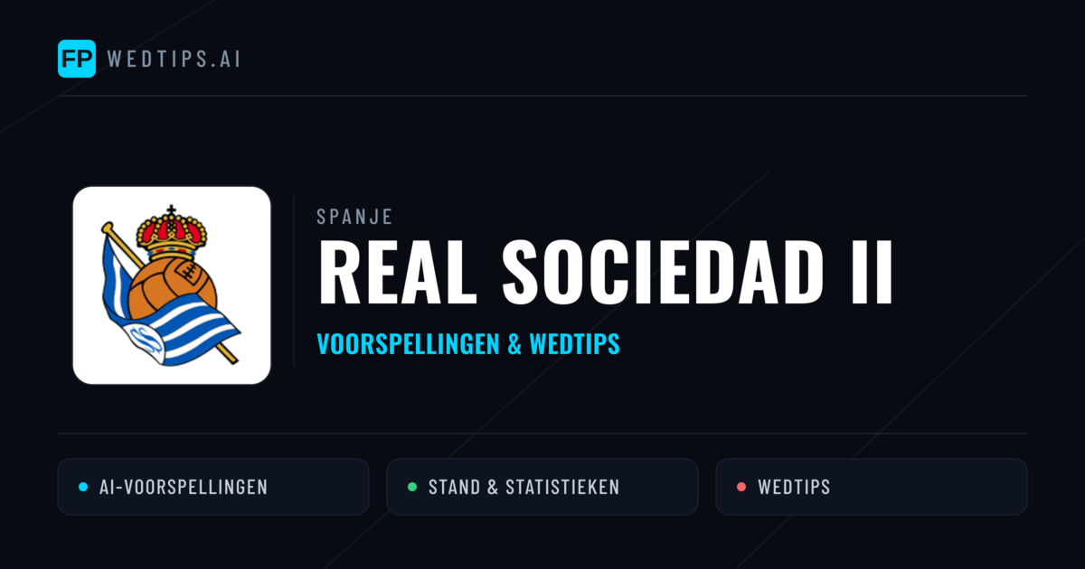 Real Sociedad II voorspellingen & statistieken