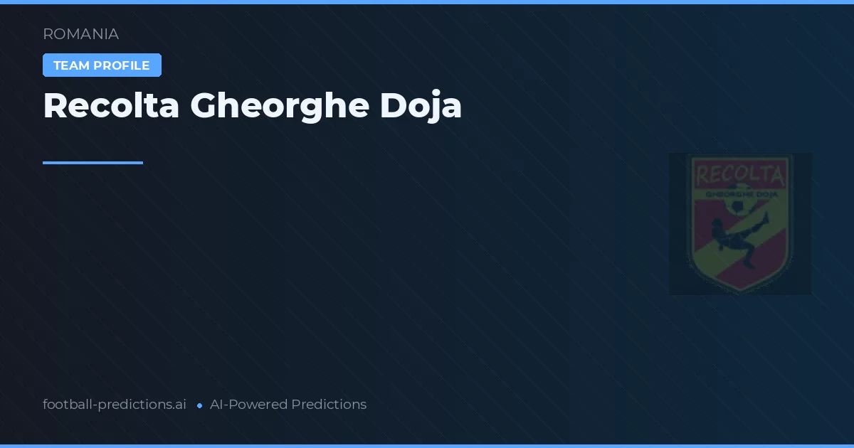Recolta Gheorghe Doja voorspellingen & statistieken