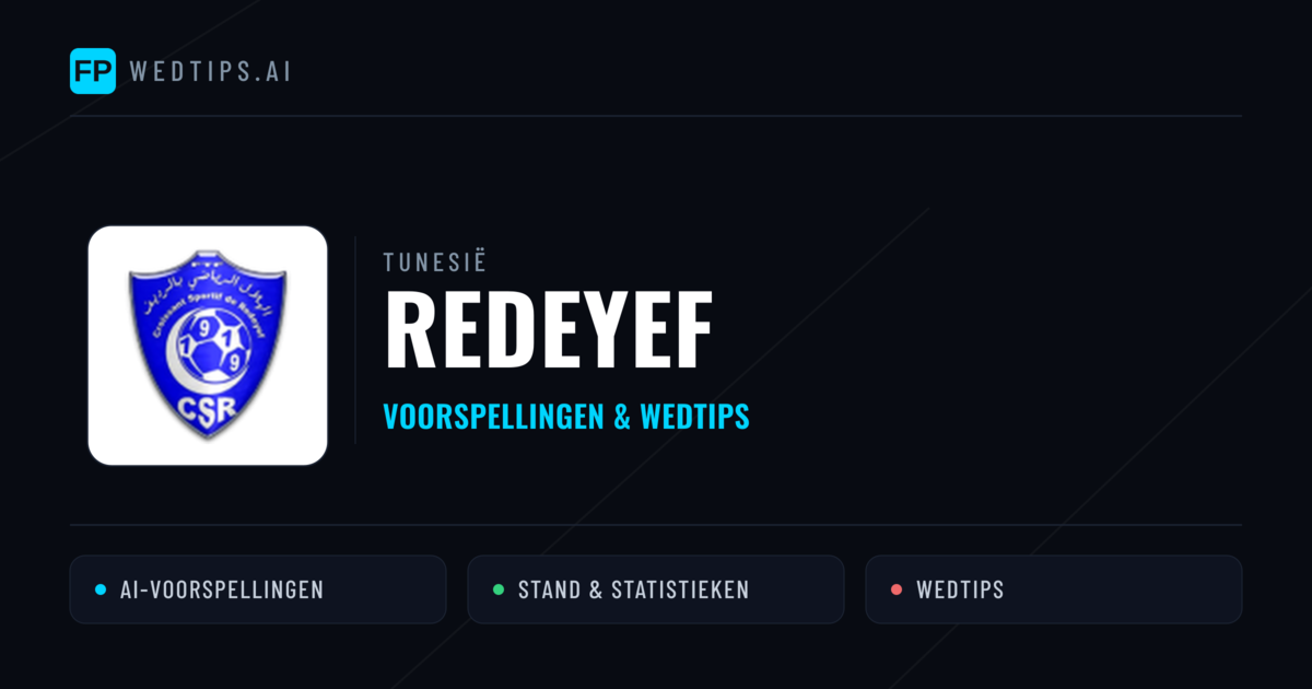 Redeyef voorspellingen & statistieken