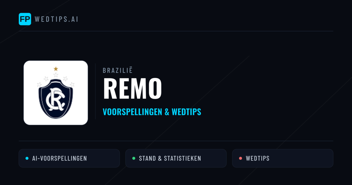 Remo voorspellingen & statistieken