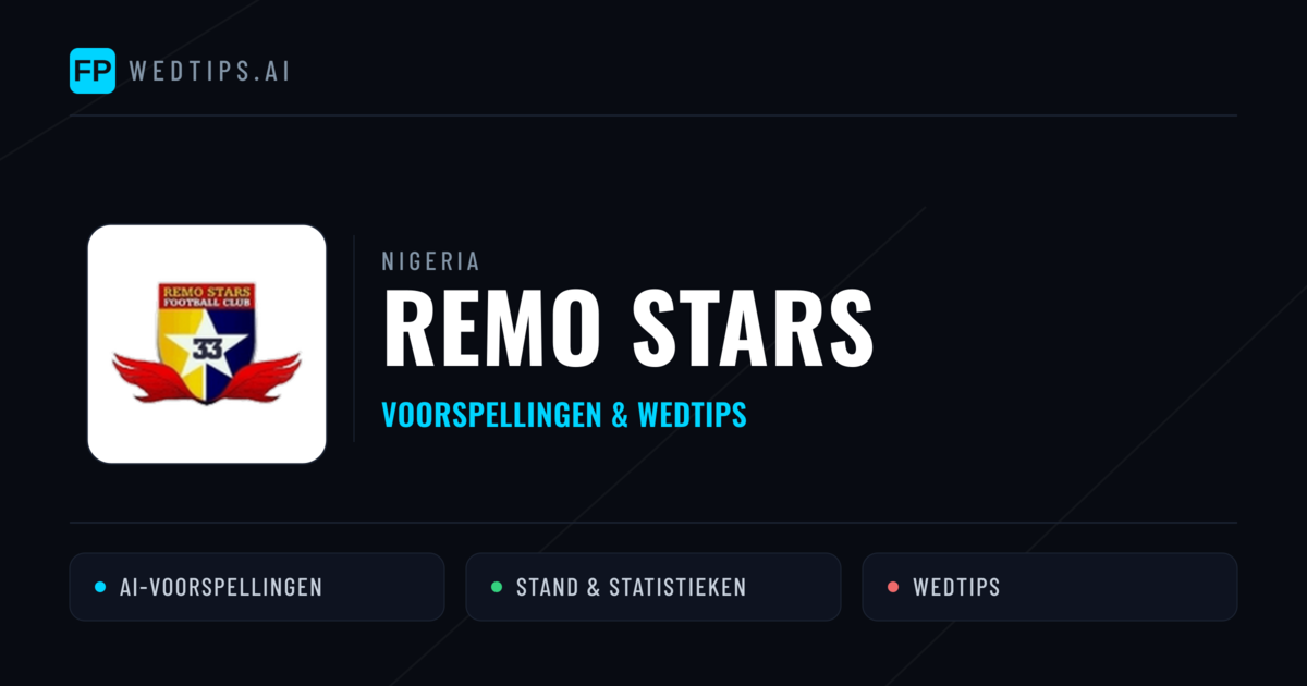 Remo Stars voorspellingen & statistieken