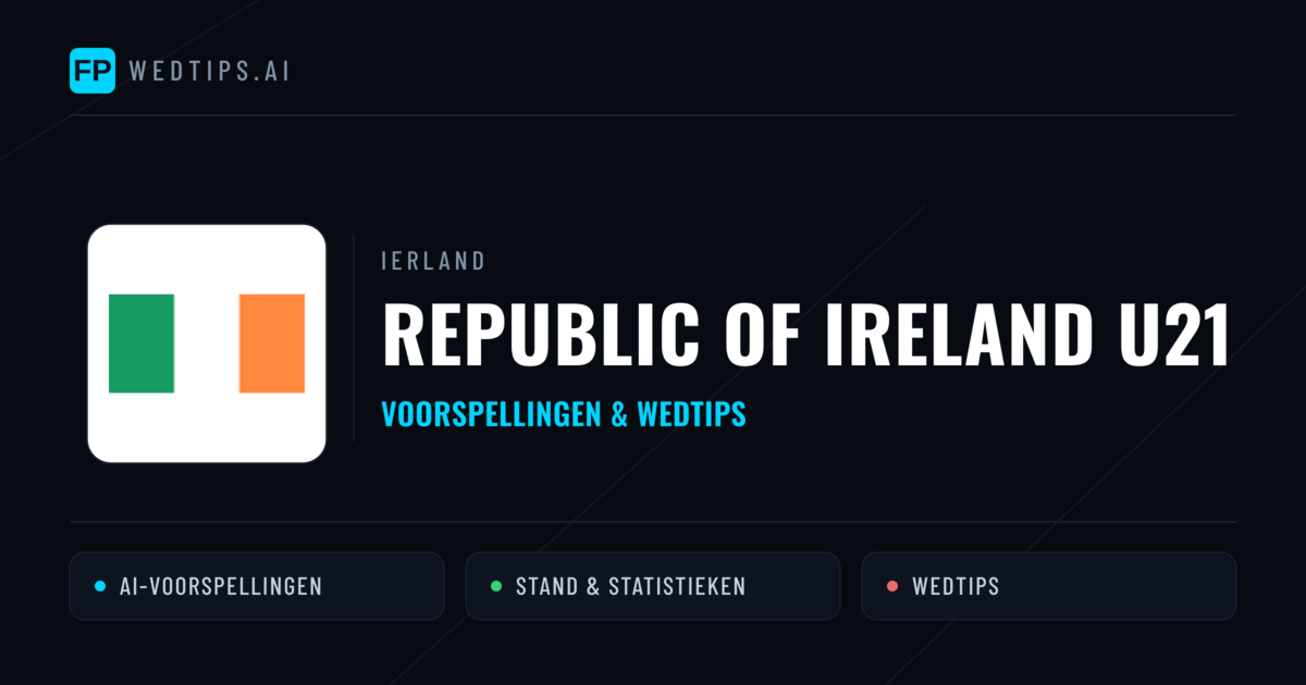 Republic of Ireland U21 voorspellingen & statistieken