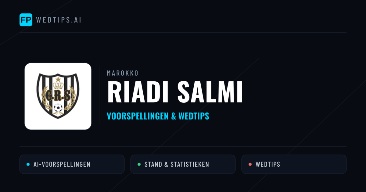 Riadi Salmi voorspellingen & statistieken