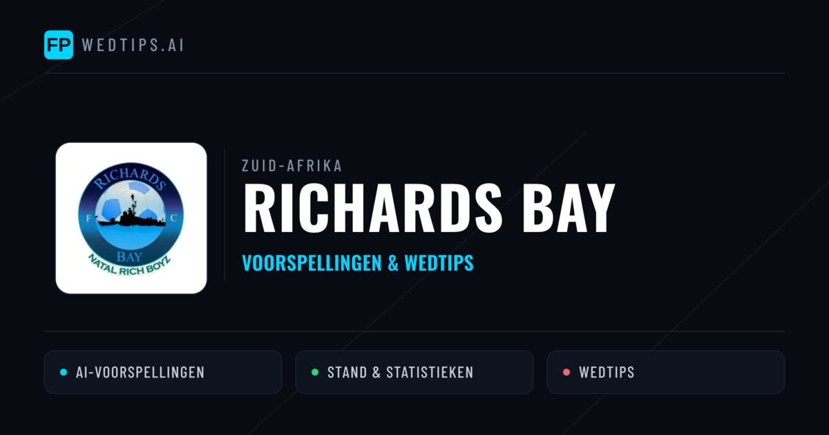 Richards Bay voorspellingen & statistieken